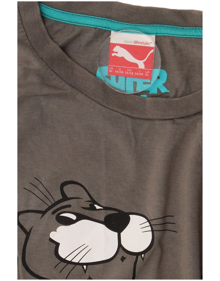 Tricou grafic pentru bărbați PUMA Top XL gri