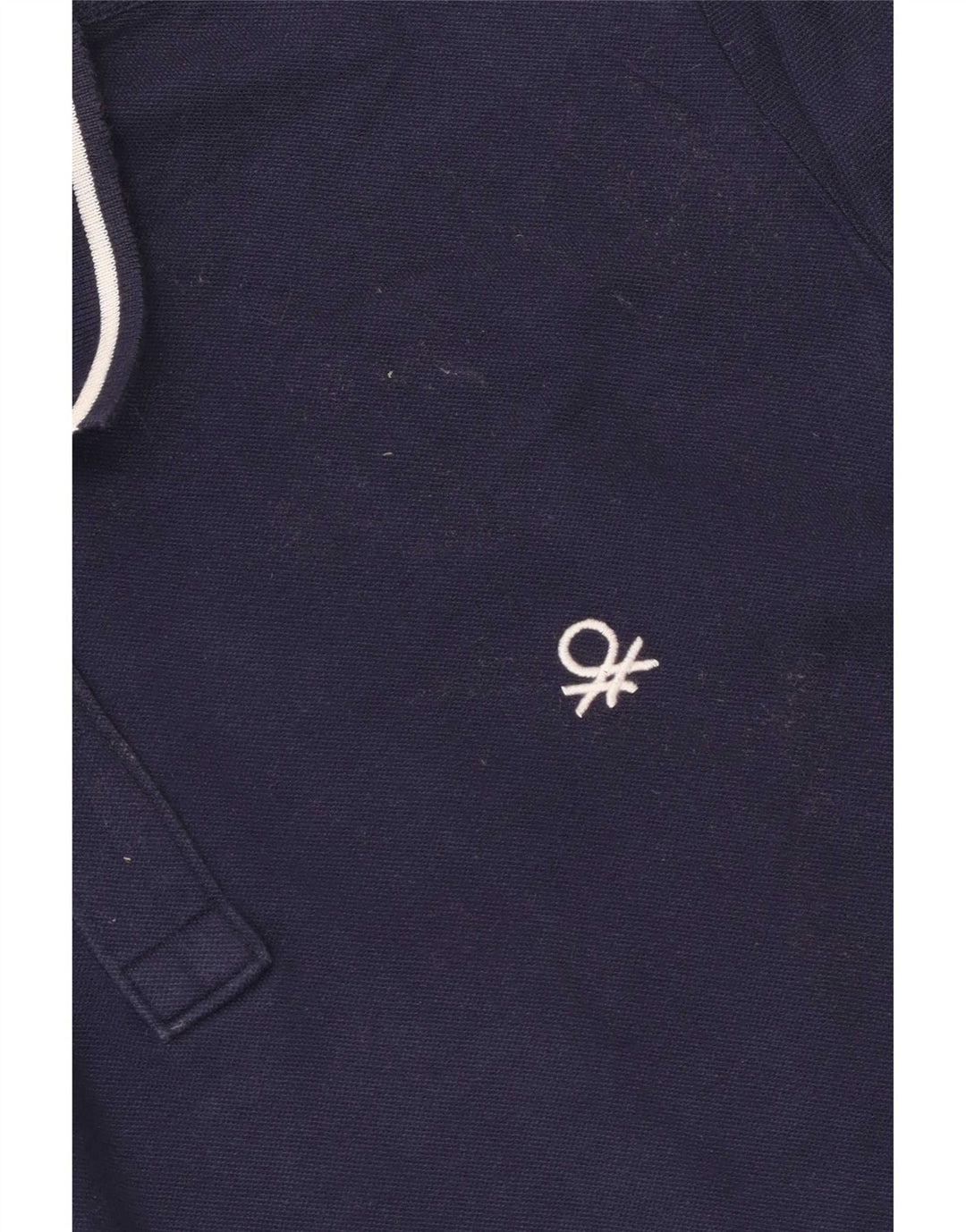 Tricou polo Benetton pentru bărbați, mediu bleumarin