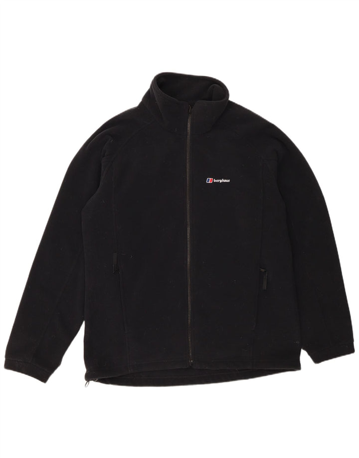 Jachetă din lână Berghaus pentru bărbați, UK 40, mare, negru, poliester