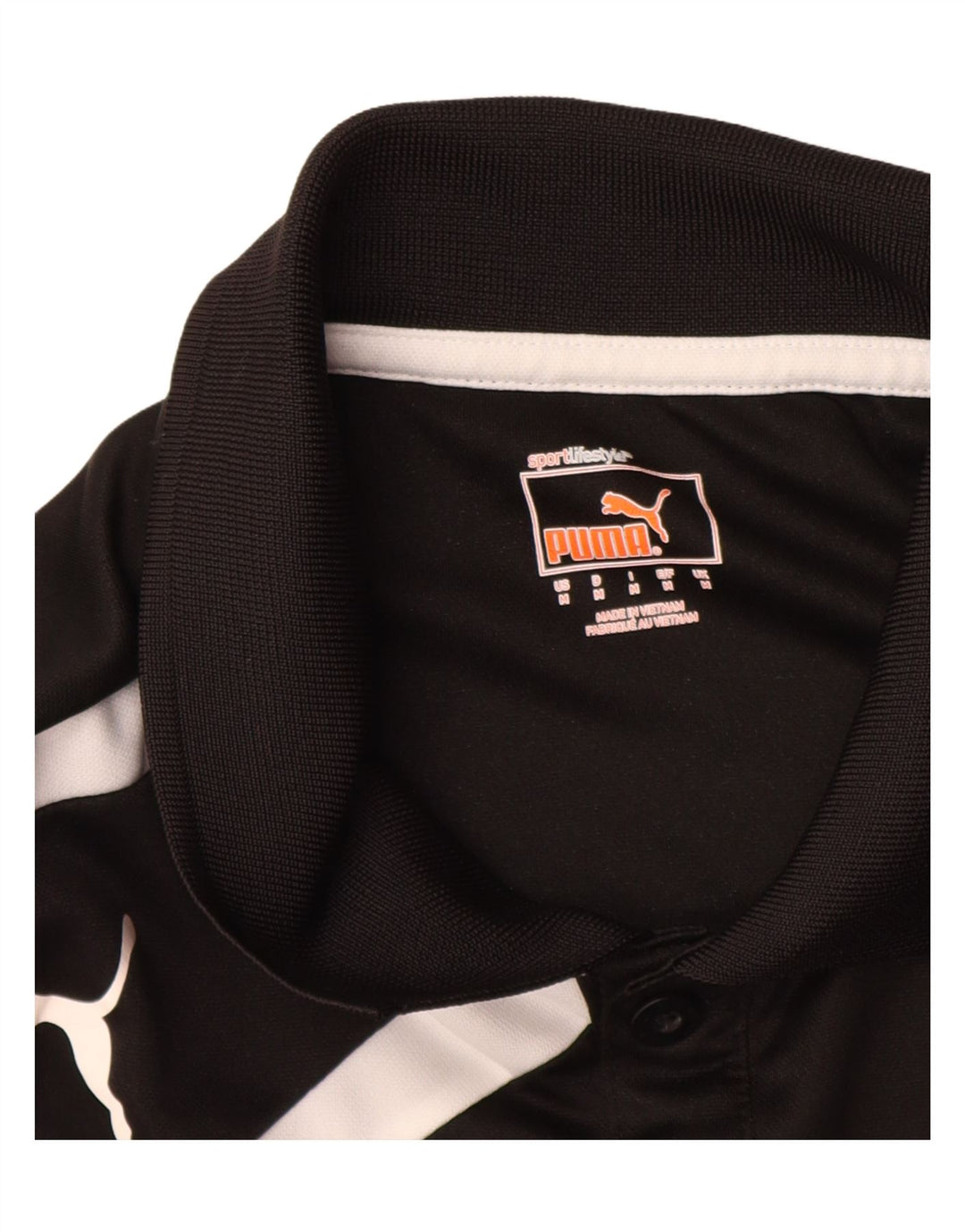 Tricou polo cu grafică Puma pentru bărbați, mediu negru, bloc de culoare