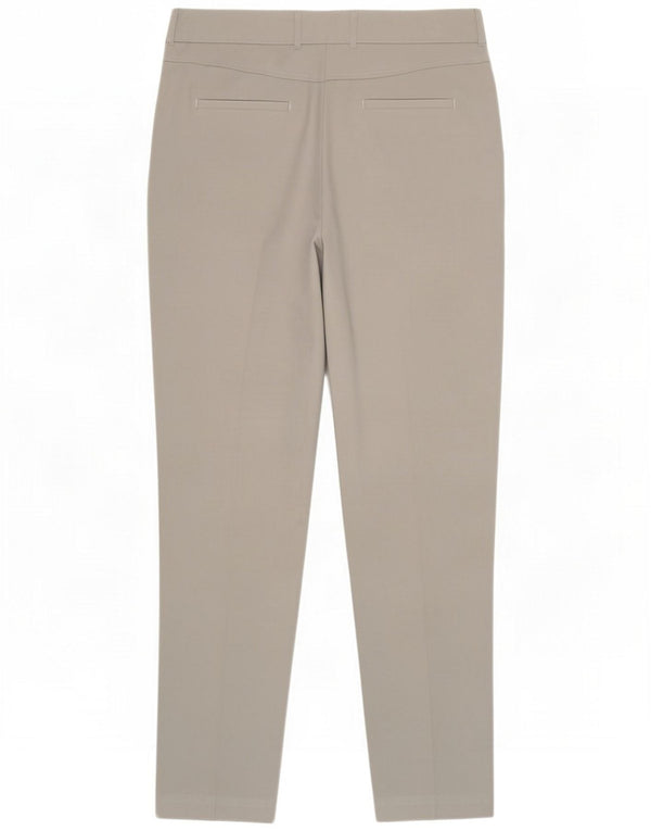 Reiss Womens Slim Chino Pantaloni UK 8 Small W27 L28 Gri Bumbac
