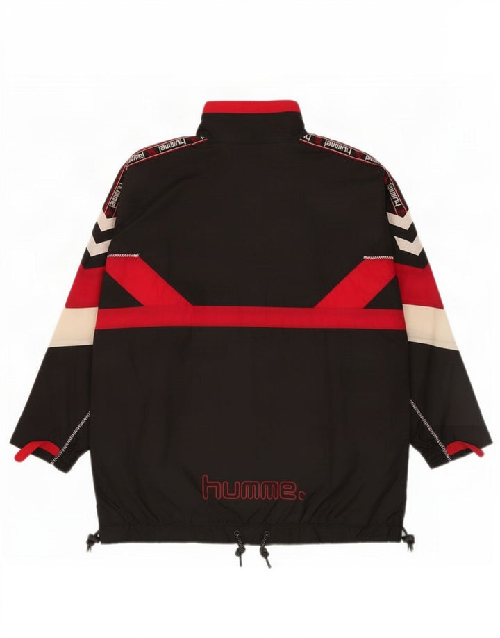 Trening pentru bărbați Hummel Pullover Top Jachetă Mediu Negru Sport blocuri de culoare