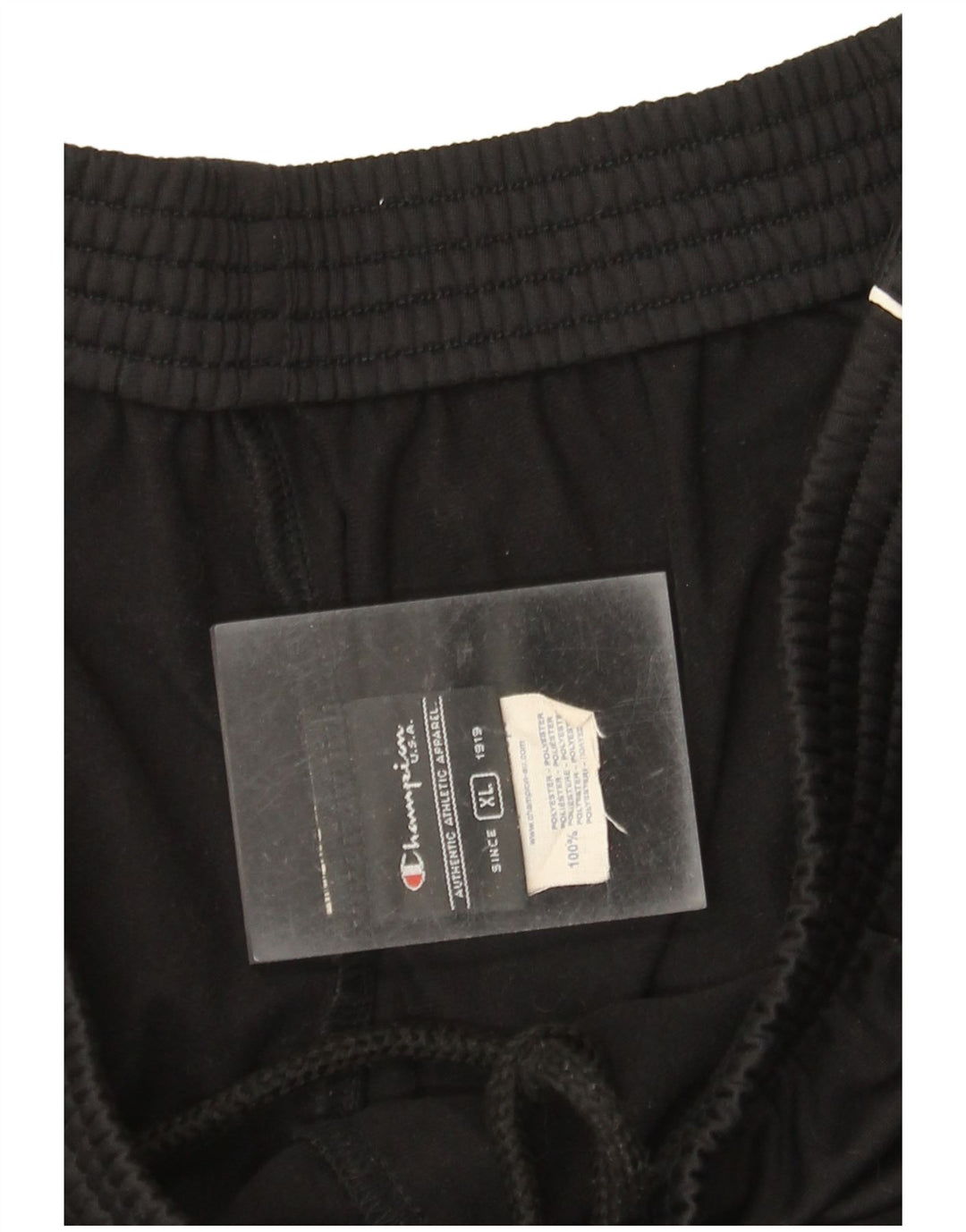 Pantaloni de trening pentru bărbați CHAMPION XL poliester negru