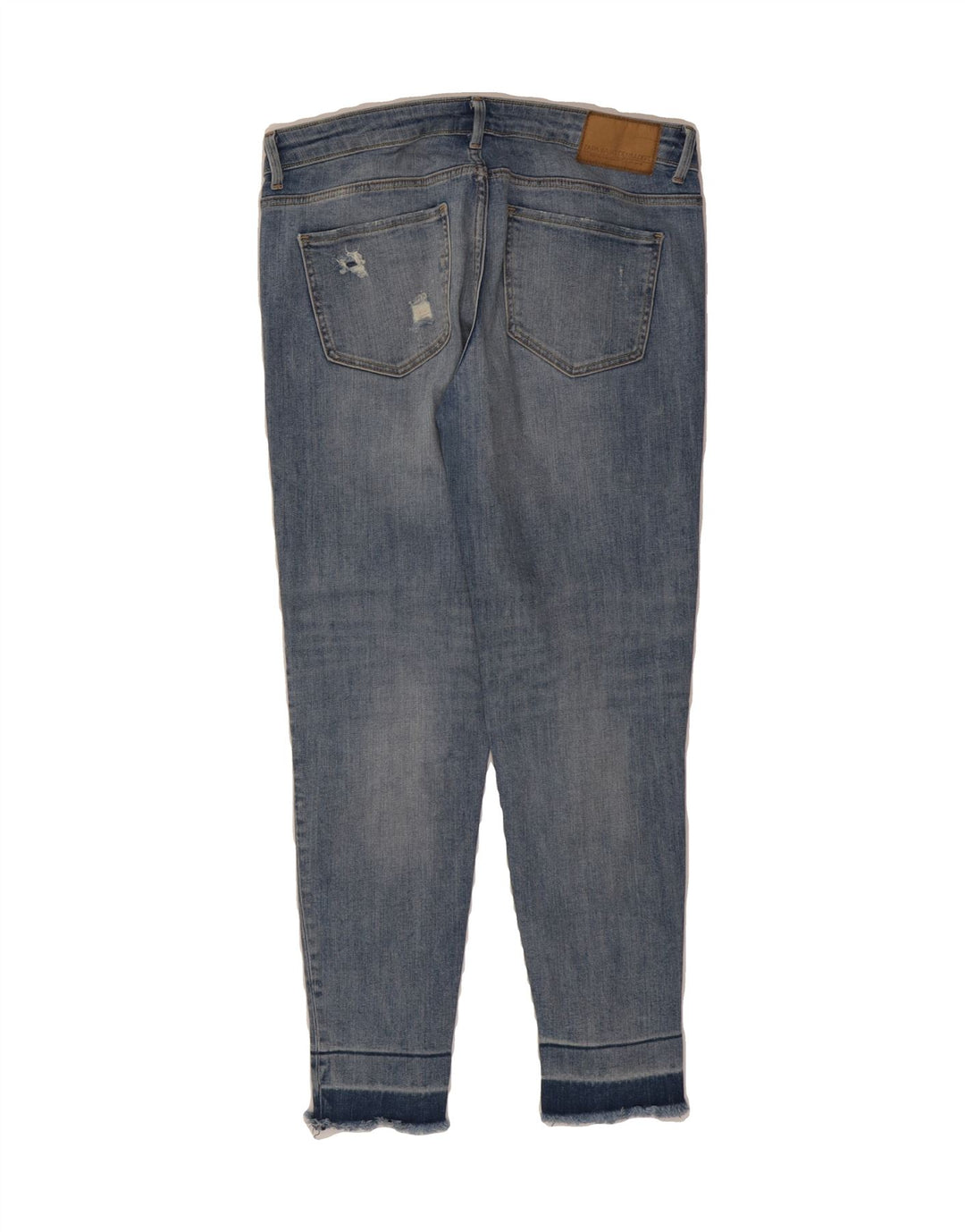 ZARA Womens Distressed Slim Jeans EU 38 Small W28 L26 Blue Cotton Vintage Zara and Second-Hand Zara from Messina Hembry 