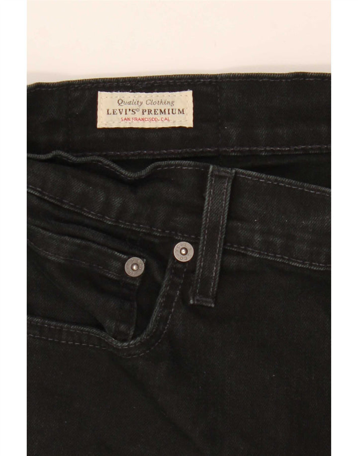 Blugi conici pentru bărbați Levi's 512 Slim Tapered W32 L32 Black