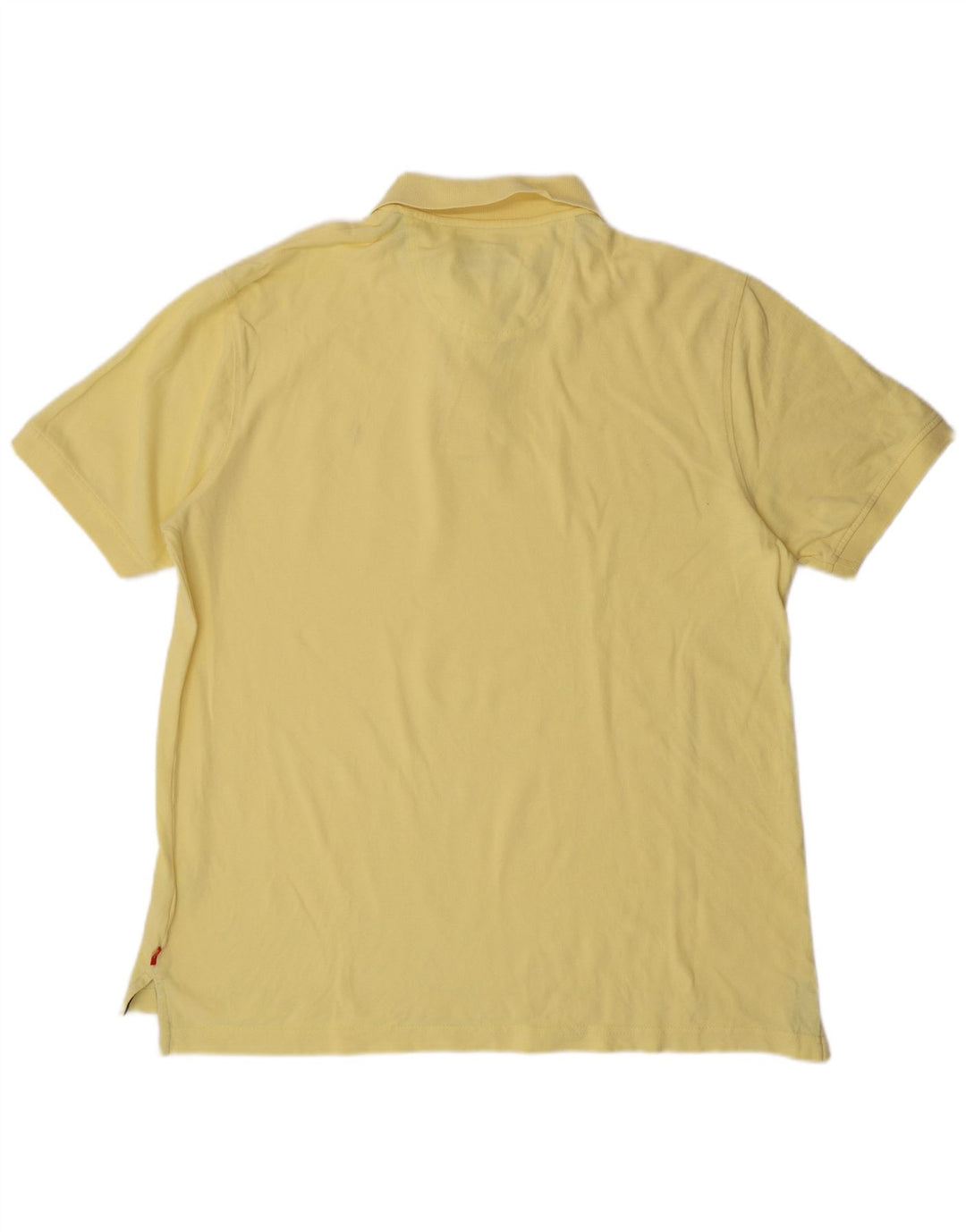 Tricou polo Izod pentru bărbați, bumbac galben mare