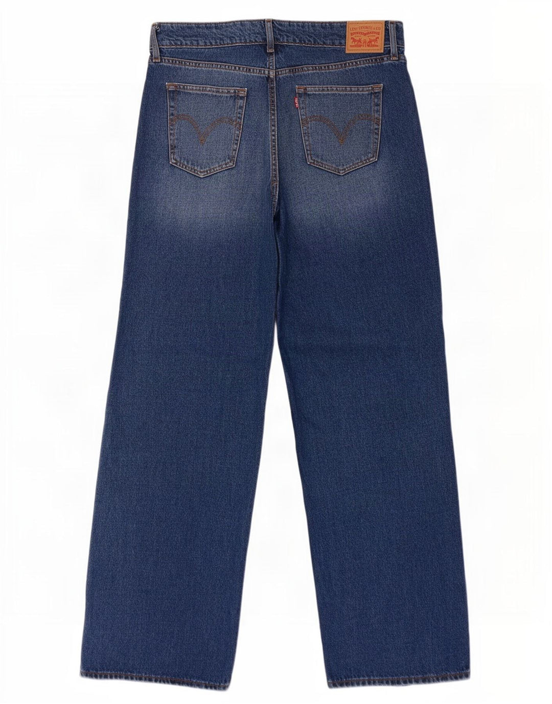 Blugi Levi's Super Low Wide Leg W31 L34 Bumbac albastru