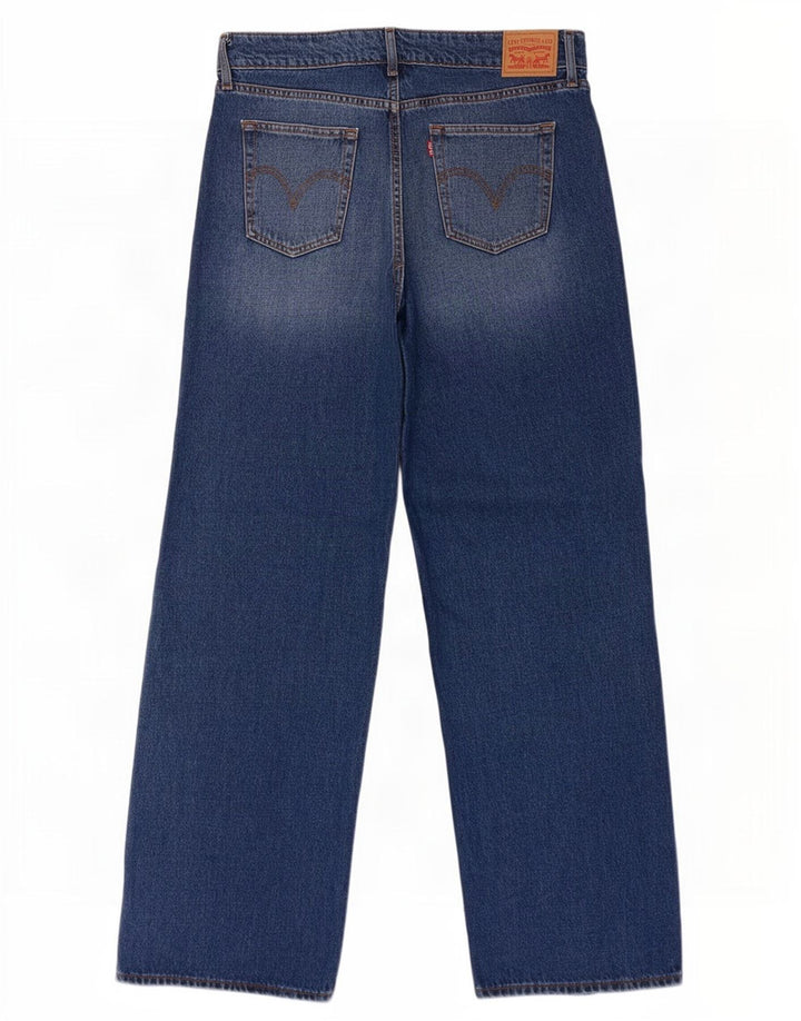 Blugi Levi's Super Low Wide Leg W31 L34 Bumbac albastru