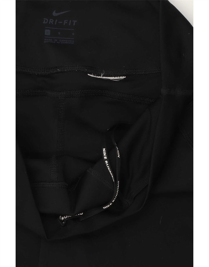 Leggings crop Nike pentru femei UK 14 Large Black
