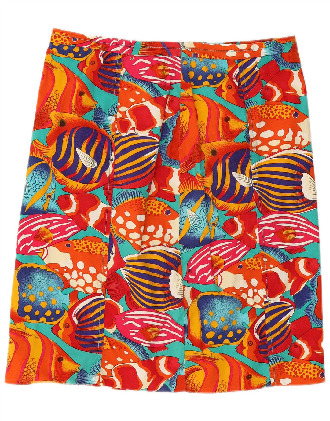 MAX MARA Fusta dreaptă de weekend pentru femei UK 14 Large W30 Multicolor