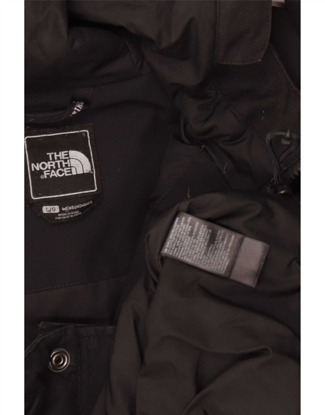 Jachetă parka cu glugă pentru bărbați The North Face UK 40 Poliester negru mare