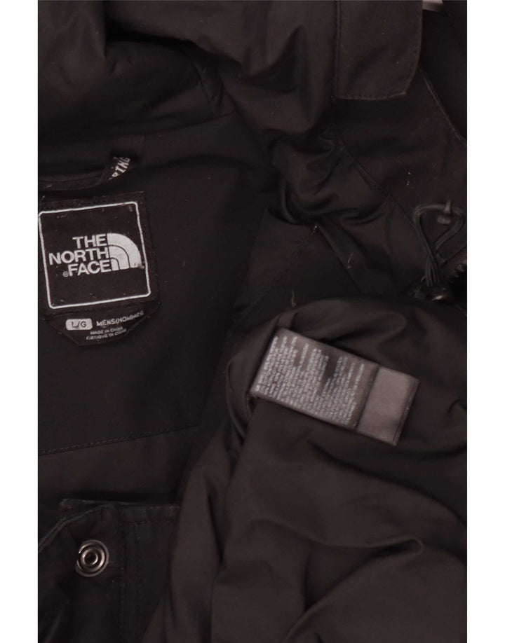 Jachetă parka cu glugă pentru bărbați The North Face UK 40 Poliester negru mare