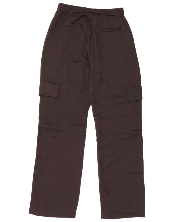 Pantaloni cargo drepti pentru femei Zara Mici L27 L31 Negri