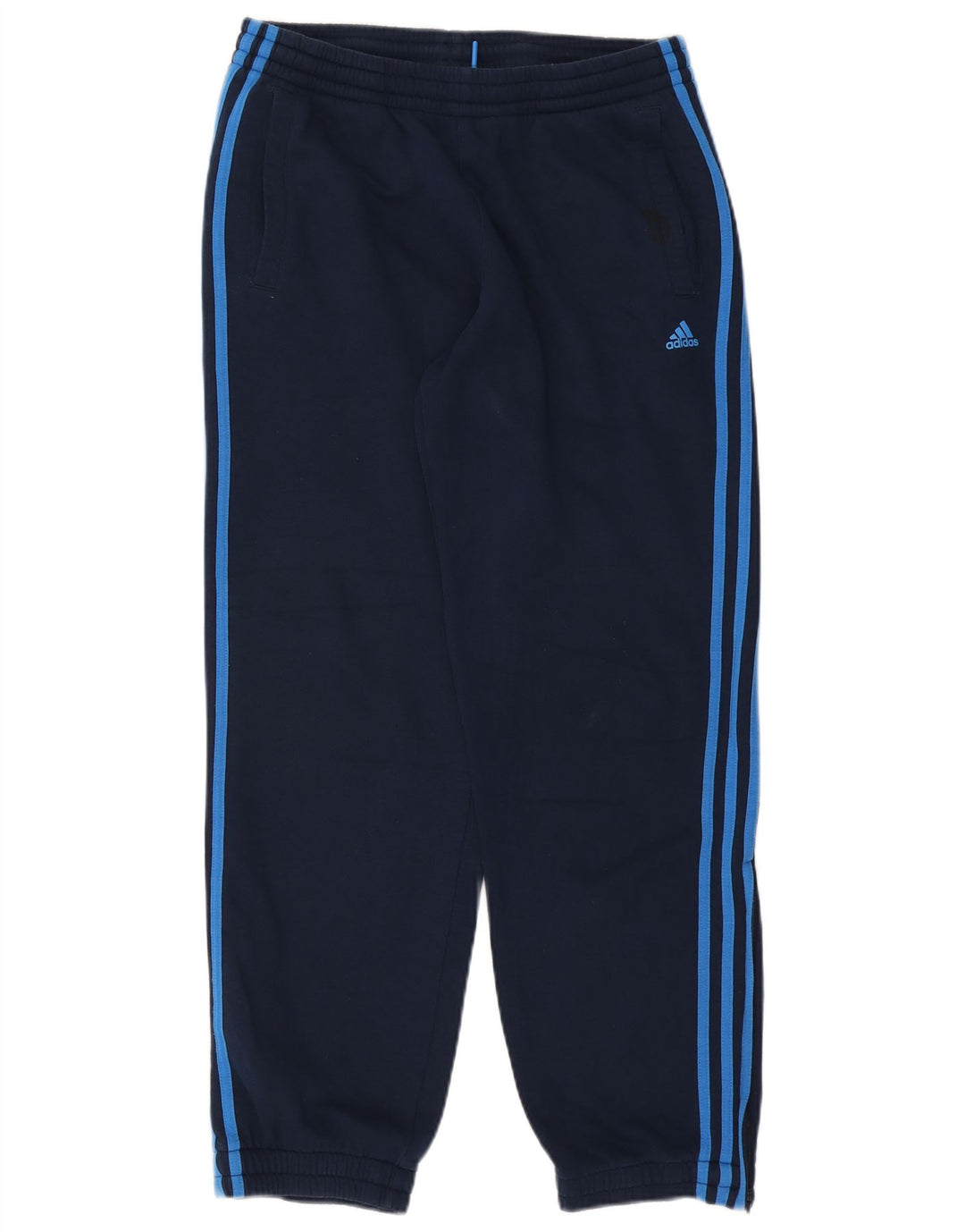 Pantaloni de trening pentru bărbați ADIDAS Pantaloni de jogging UK 42/44 Mare Bumbac bleumarin