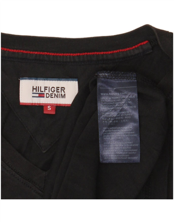 Tricou Tommy Hilfiger pentru bărbați Top mic, negru, bumbac