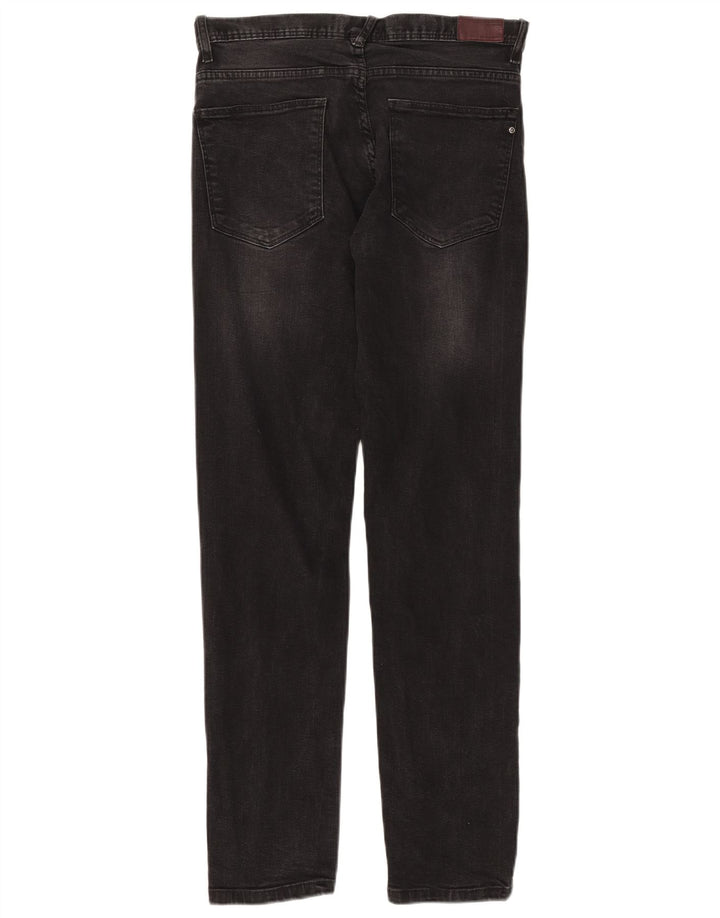 Blugi slim pentru bărbați Zara EU 38 Mici L30 L31 Bumbac negru