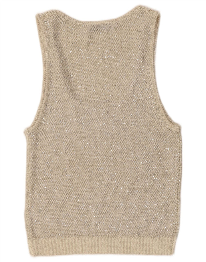 Vesta din tricot pentru femei Zara UK 12 Medium Gri Poliester