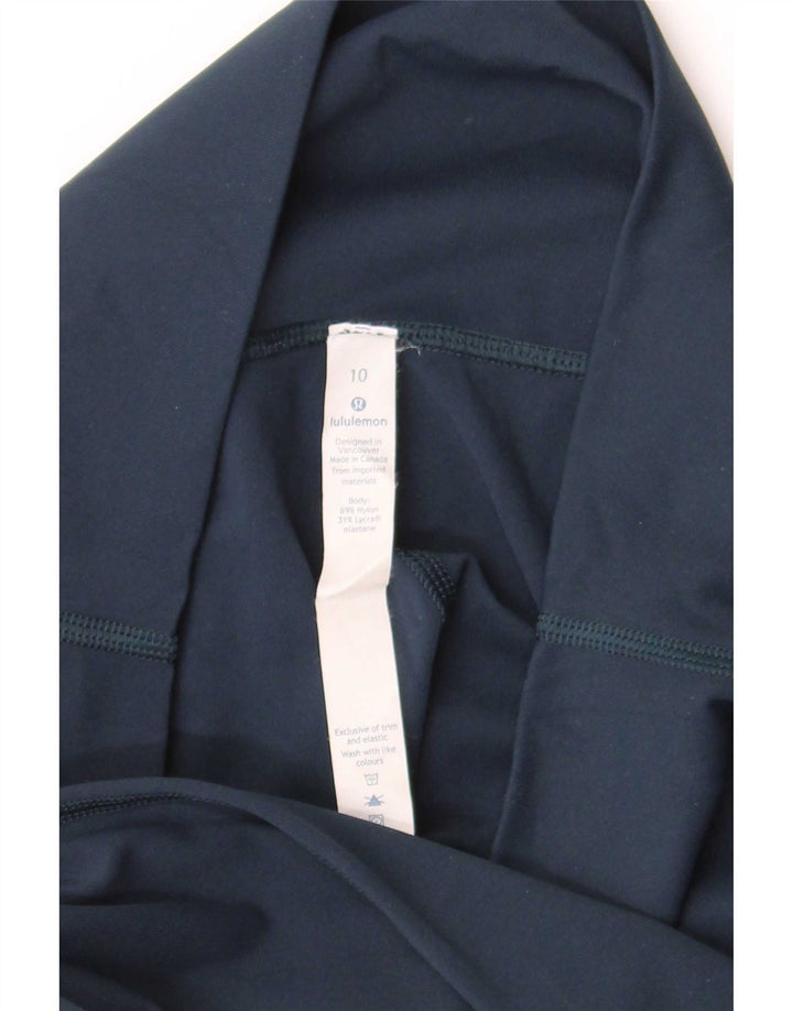 Leggings Capri pentru femei Lululemon US 10, mare, albastru, nailon