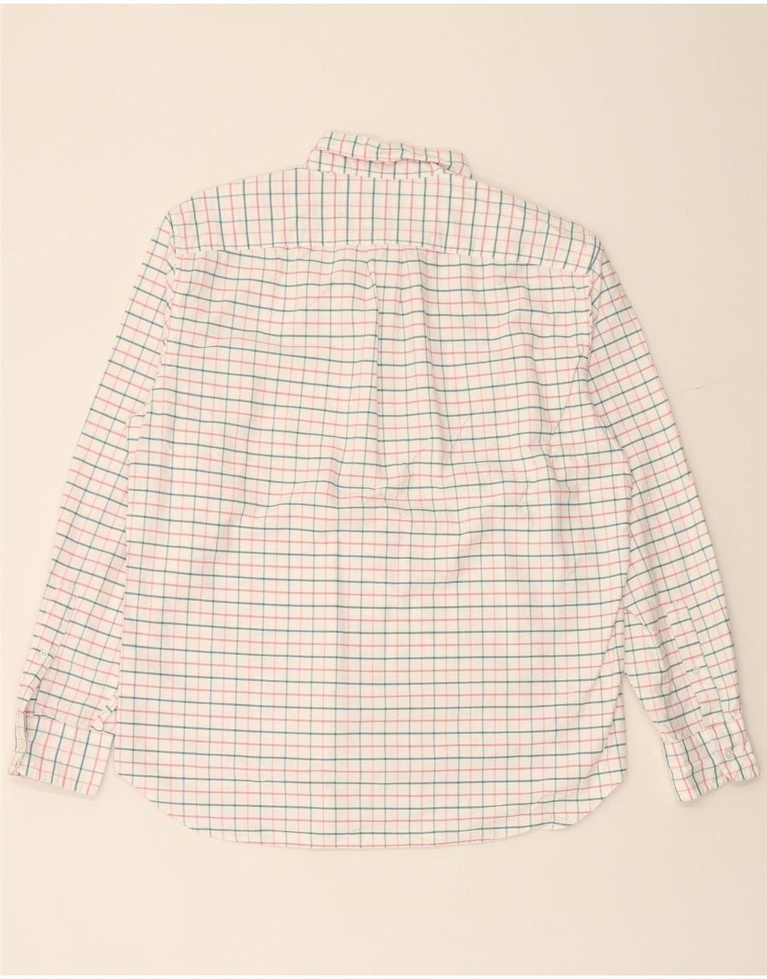Cămașă pentru bărbați J. CREW Flex Oxford Classic Fit, mare, alb, din bumbac