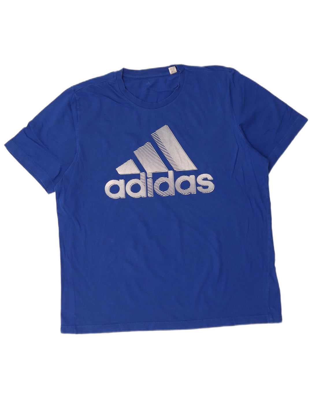 Tricou grafic pentru bărbați Adidas Top mare, albastru, bumbac