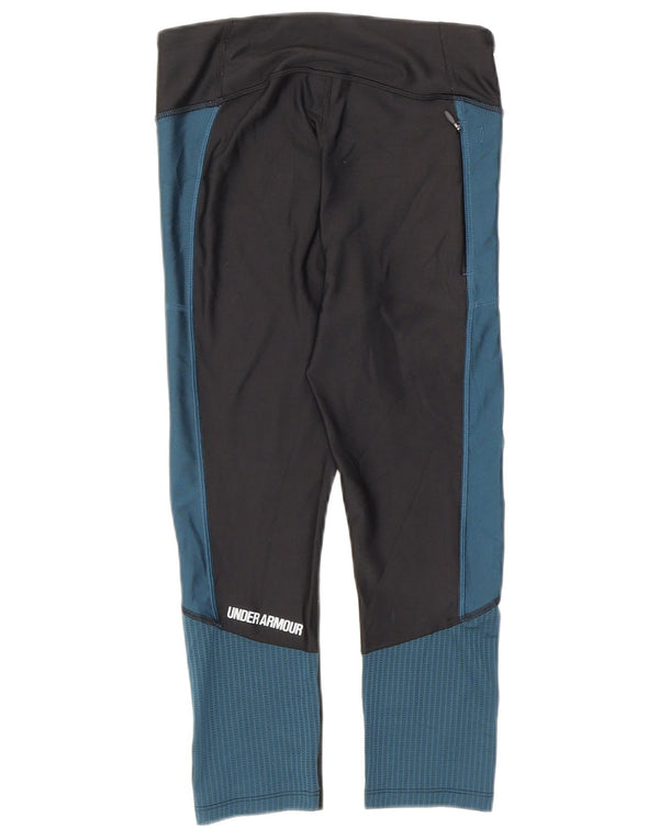 Leggings Capri Under Armour pentru femei UK 4 XS Black Colorblock