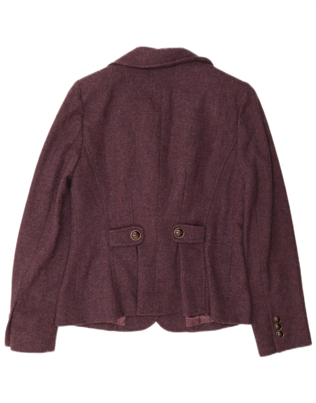 Sacou blazer pentru femei Luisa Spagnoli, cu 4 nasturi, IT 44 Medium Bordeaux Lână