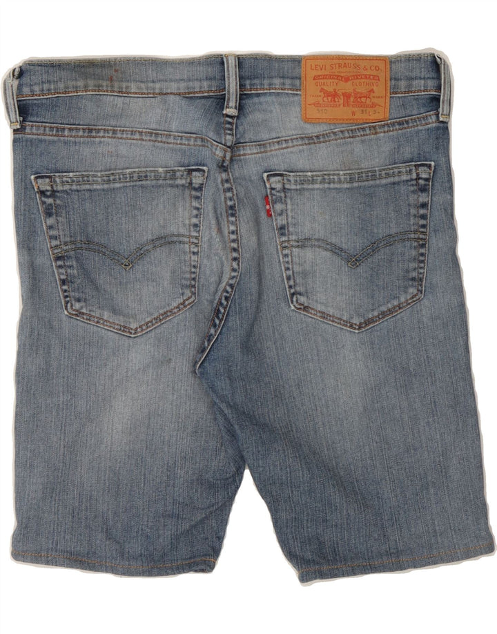 LEVI'S Mens 510 Denim Shorts W31 Medium Blue Cotton Vintage Levi's and Second-Hand Levi's from Messina Hembry 