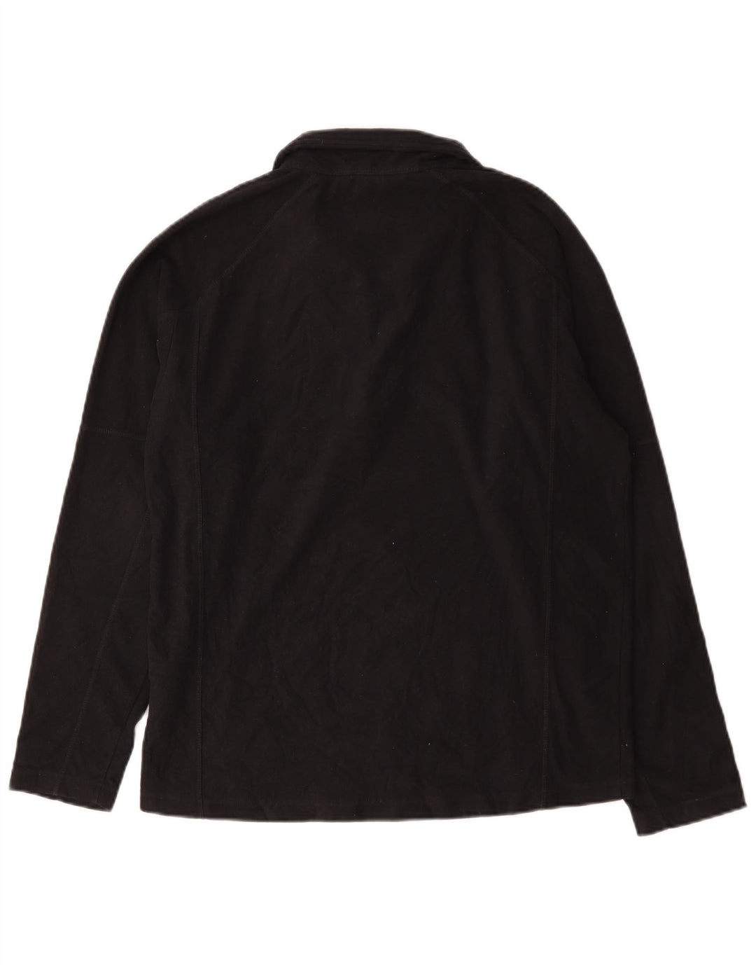 Jumper pentru bărbați Berghaus, cu fermoar și gât, poliester mediu negru