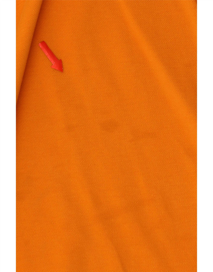 Cămașă polo pentru bărbați Kappa 3XL bumbac portocaliu