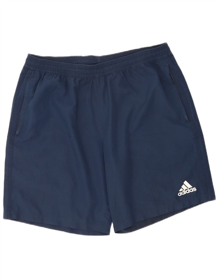 Pantaloni scurți sport pentru bărbați Adidas Climacool XL bleumarin poliester