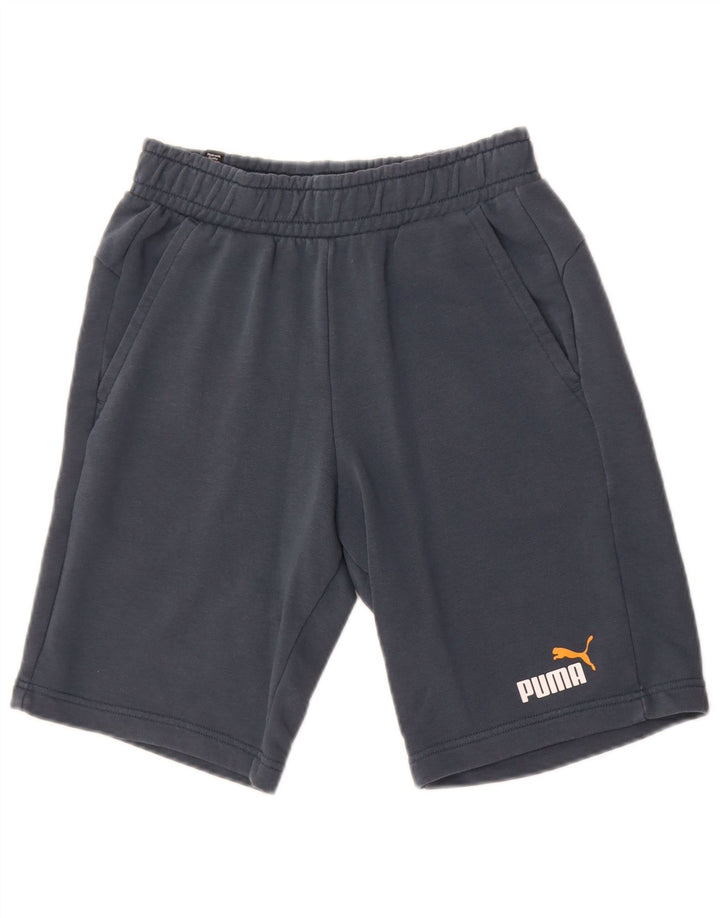 Pantaloni scurti sport Puma pentru bărbați, mici, albastru, bumbac
