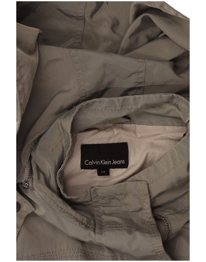 Jachetă cu glugă pentru femei Calvin Klein Jeans UK 14 Gri mediu