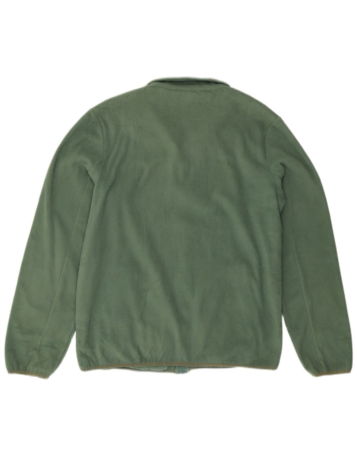 Jachetă fleece pentru bărbați Kappa UK 40 Poliester verde mare