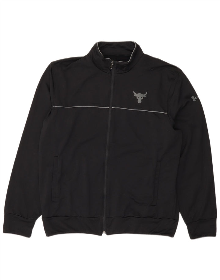 Jachetă de top pentru trening Under Armour, loose fit, mare, neagră