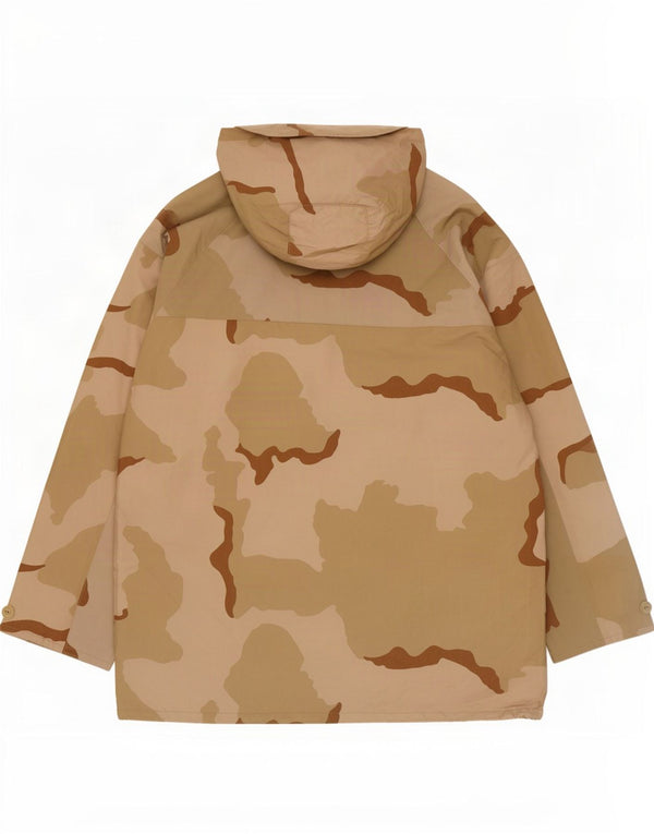Jachetă de ploaie cu glugă pentru bărbați Raven UK 40, mare, bej, camuflaj