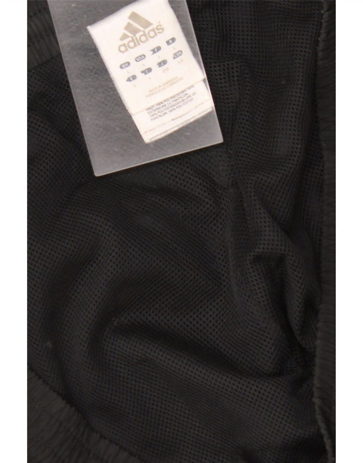 Pantaloni de trening pentru bărbați ADIDAS Pantaloni de jogging, mari, negru, poliester