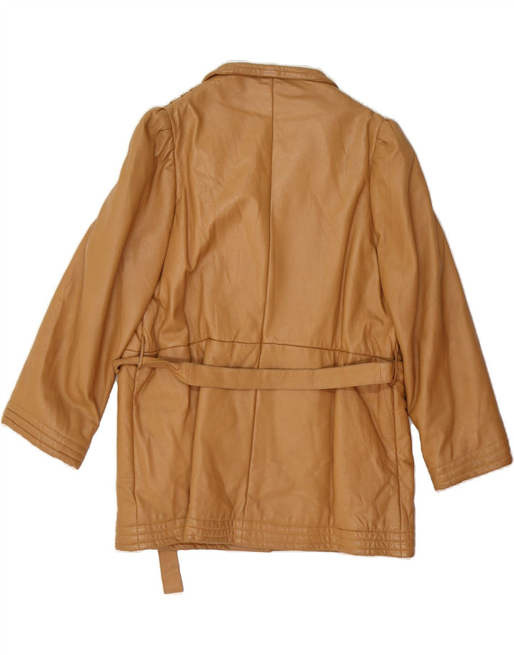 DESIREE Womens Leather Jacket IT 46 Large Brown Leather Vintage Desiree and Second-Hand Desiree from Messina Hembry 