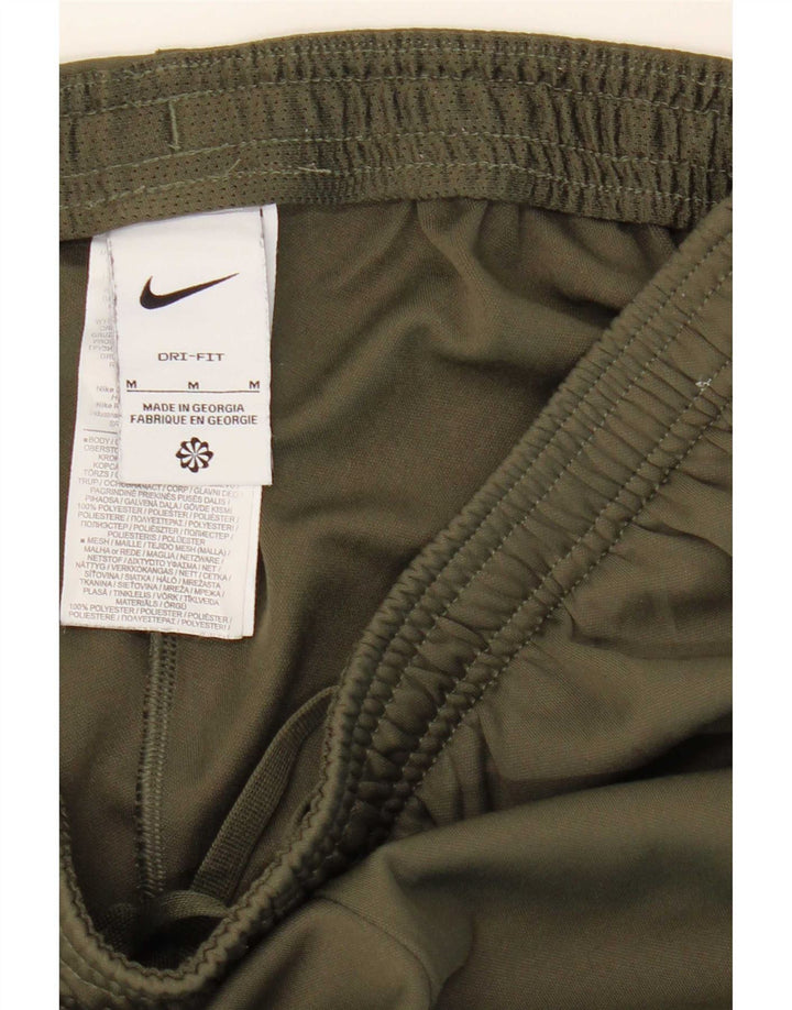 Pantaloni de trening Nike pentru femei UK 14 Medium Kaki Poliester color bloc