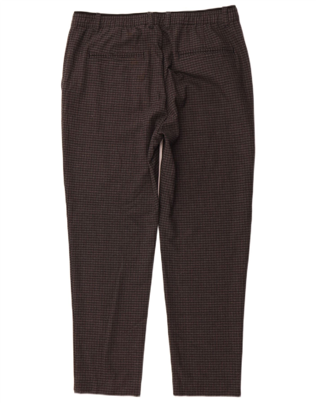 Pantaloni chino conici pentru femei ZARA L34 L27, gri, carouri
