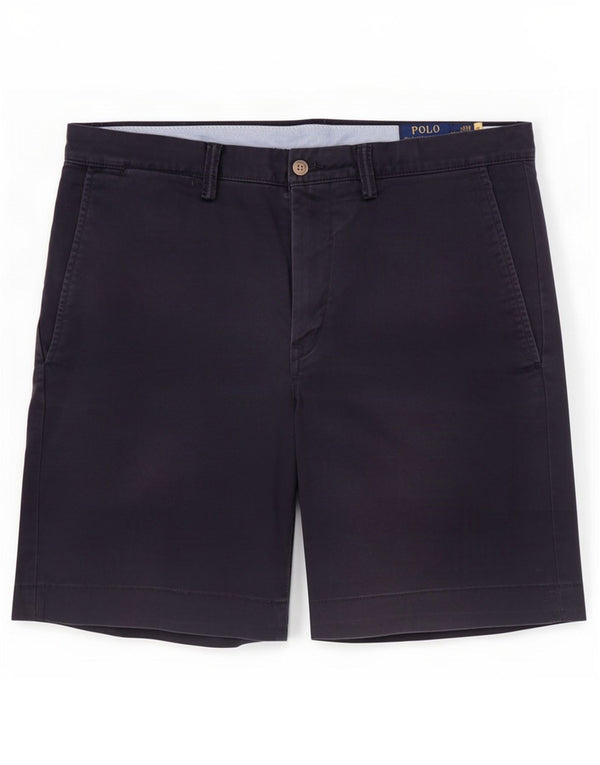 Polo Ralph Lauren Mens Chino Shorts Medium W32 Navy Blue Cotton