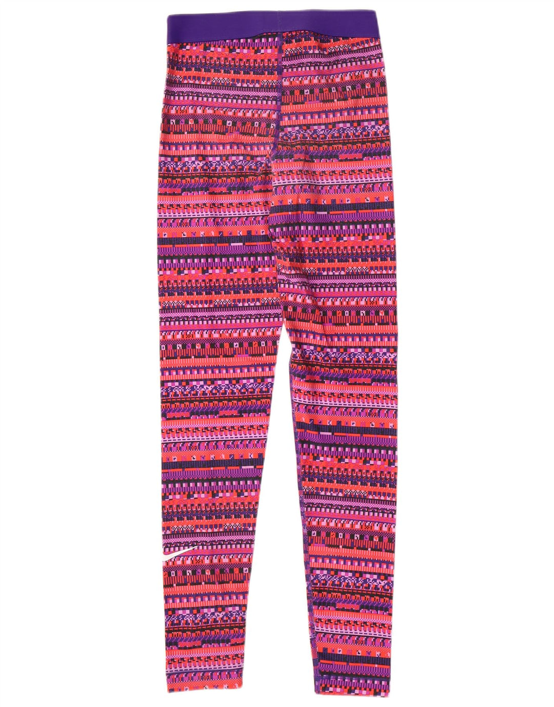 Leggings grafici Dri Fit NIKE pentru femei UK 8 mici, multicolore, geometrice
