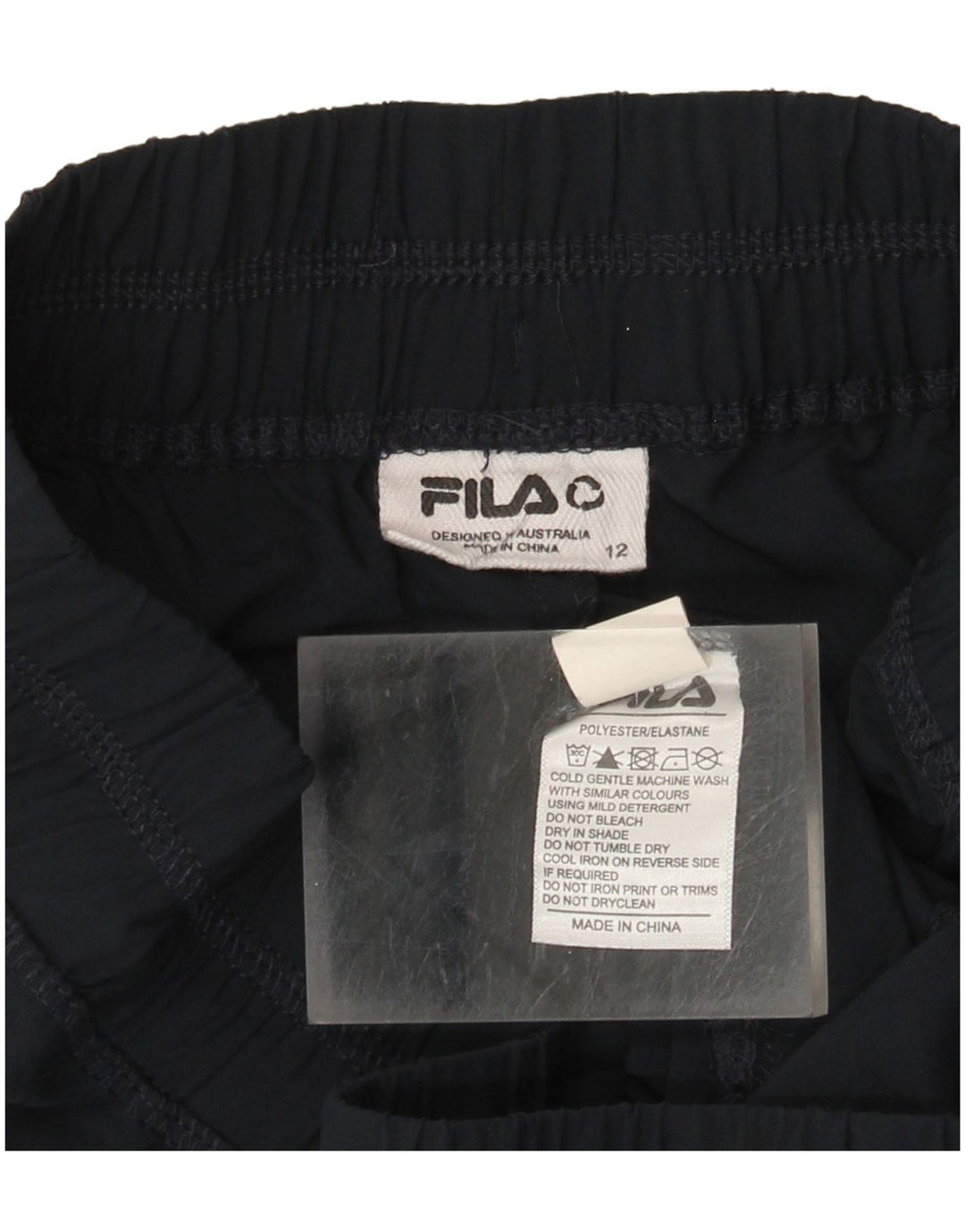 Pantaloni de trening Fila pentru femei Joggeri UK 12 Medium Bleumarin Poliester