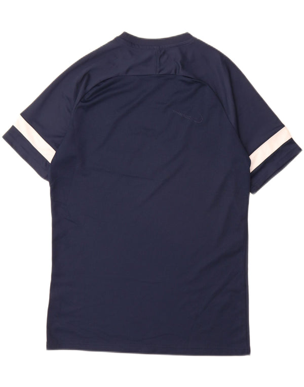 Tricou pentru bărbați Nike Dri Fit Top Mediu Bleumarin Colorblock