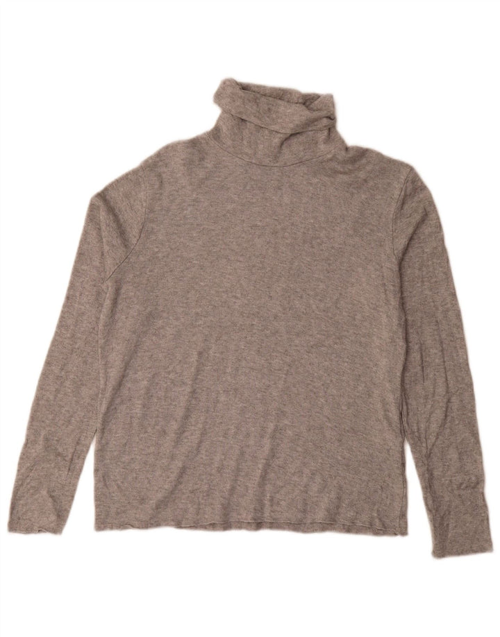 Pulover pentru femei cu gât rulat Zara UK 16 mare gri