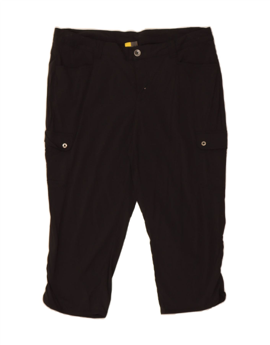 EDDIE BAUER Womens Cargo Bermuda Shorts US 14 XL W37  Black Nylon Vintage Eddie Bauer and Second-Hand Eddie Bauer from Messina Hembry 