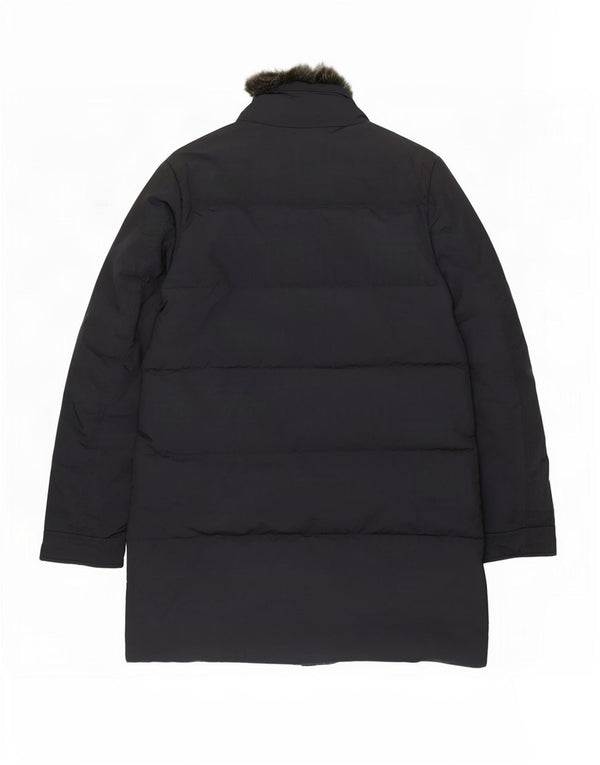 Palton căptușit pentru bărbați Woolrich UK 38 Poliester mediu bleumarin