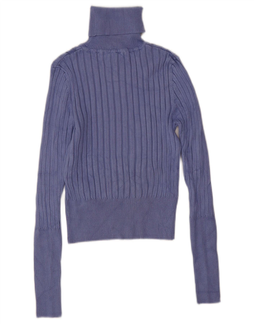 Pulover de damă Zara Crop oversized cu gât rulat, violet mediu, UK 12