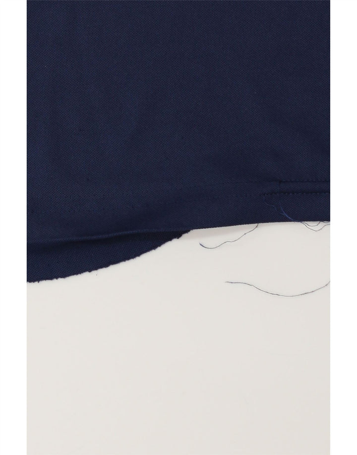 Tricou pentru bărbați ADIDAS Climalite Top mare din poliester bleumarin