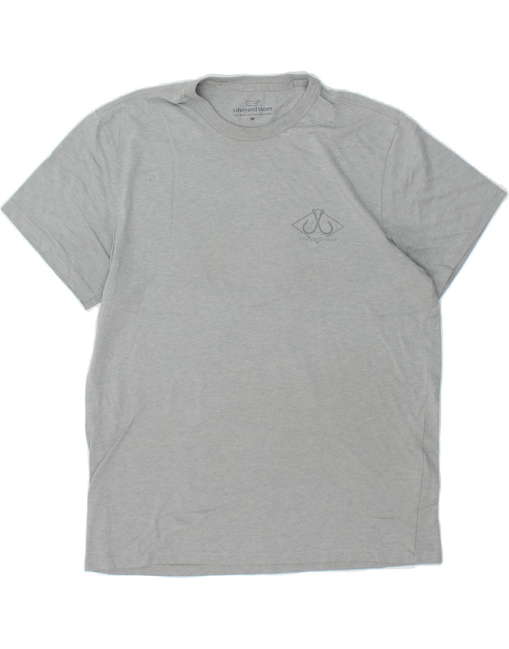 VINEYARD VINES Mens T-Shirt Top Medium Grey Vintage Vineyard Vines and Second-Hand Vineyard Vines from Messina Hembry 