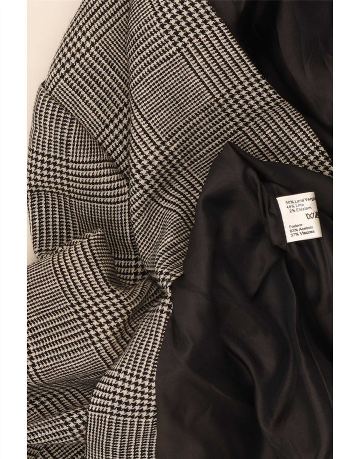 Sacou blazer cu 3 nasturi Luisa Spagnoli, pentru femei, IT 46, mare, gri, picior de gală